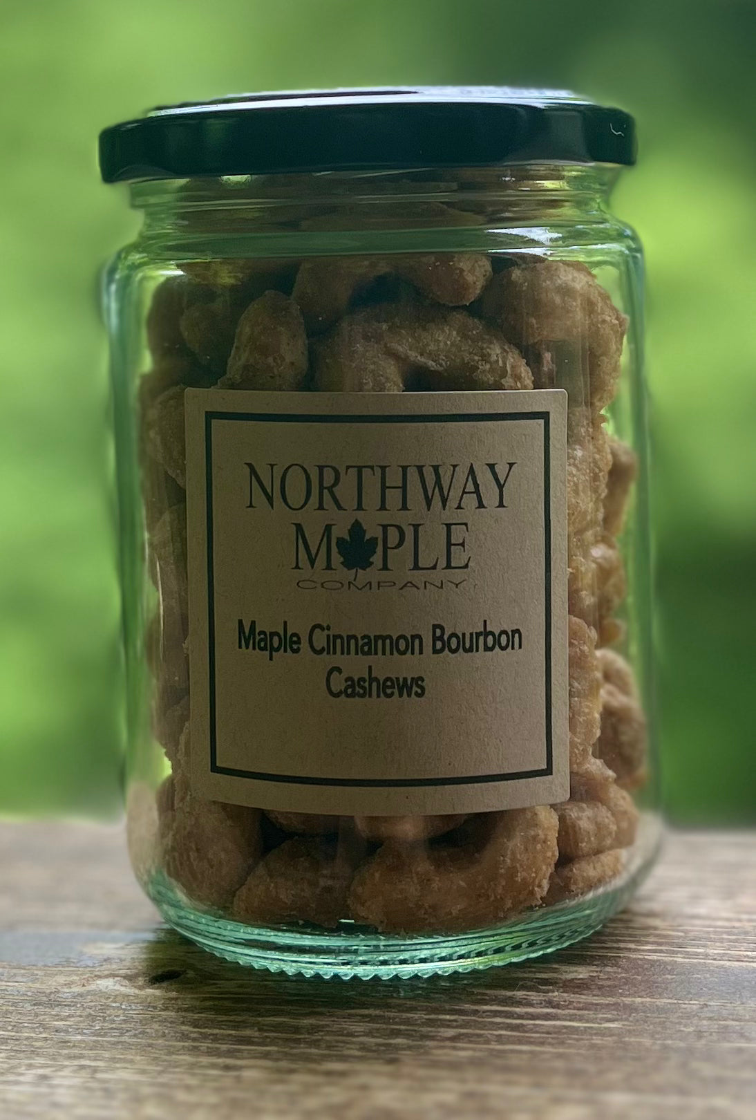 Maple Cinnamon Bourbon Cashews