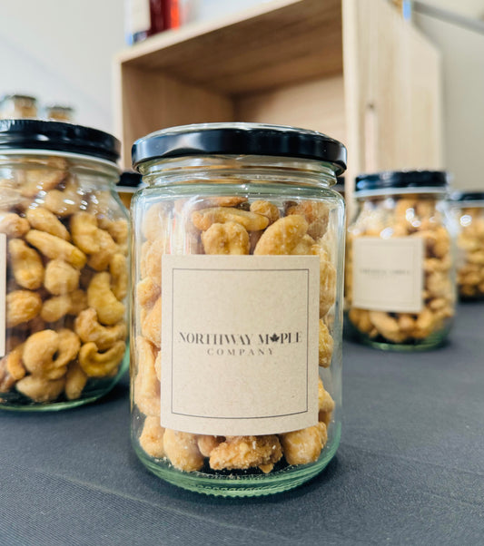 Maple Cinnamon Bourbon Cashews